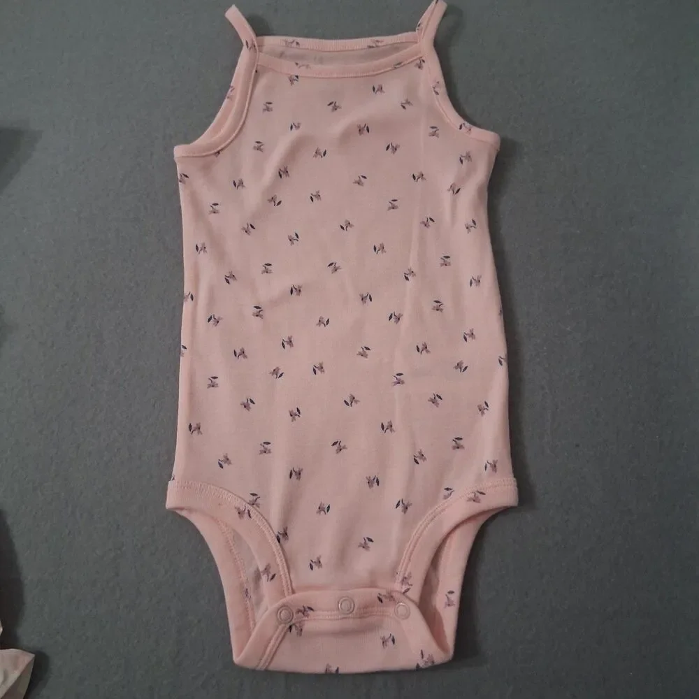 Carters Baby Girls Outfit Set Size 12m Dress Panties Spring Easter Festival Park
